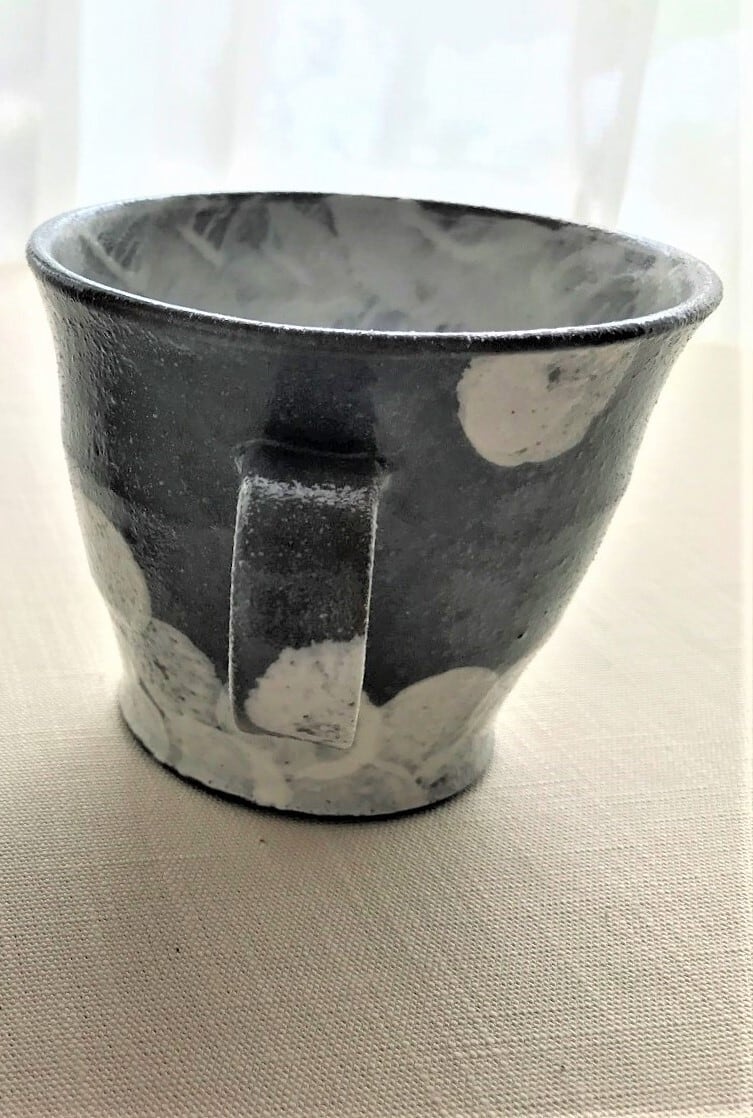 粉引きぺたぺたりーマグカップ ドット