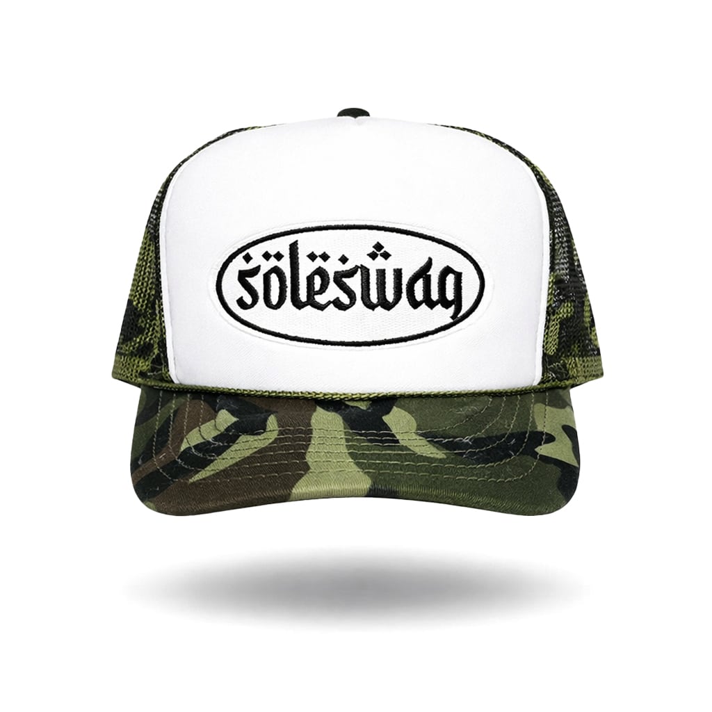 soleswag 【ソールスワッグ】メッシュキャップ 迷彩柄 カモフラ SOLESWAG 