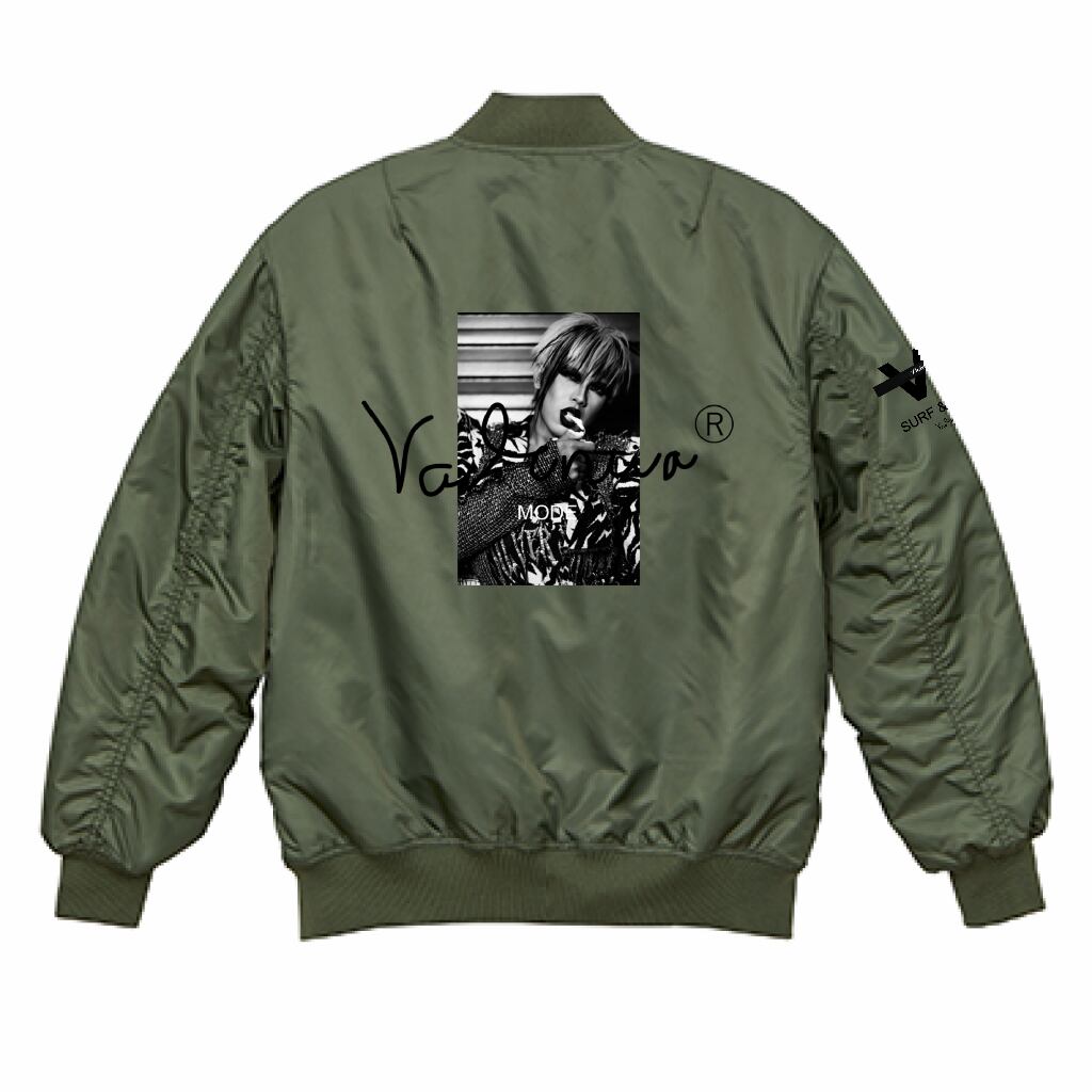 （両面印刷）United Athle タイプ MA-1 ジャケット（中綿入）