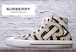 美品◆BURBERRY バーバリー TB MONOGRAM モノグラム コットンキャンバスレー スアップ ハイカット スニーカー 41◆ モノグラムの希少モデル