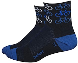 DeFeet(ディフィート) AI 3" ソックス cool bikes    SMALL