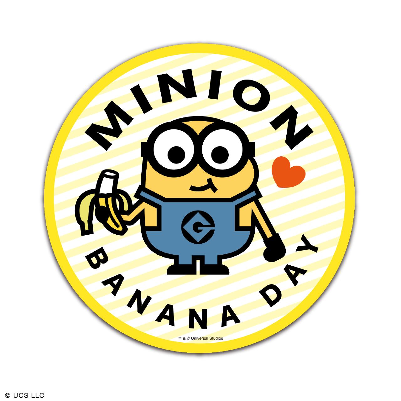 ダイカットステッカー ミニオン ボブ バナナデイ Minions Pop Up Store Online