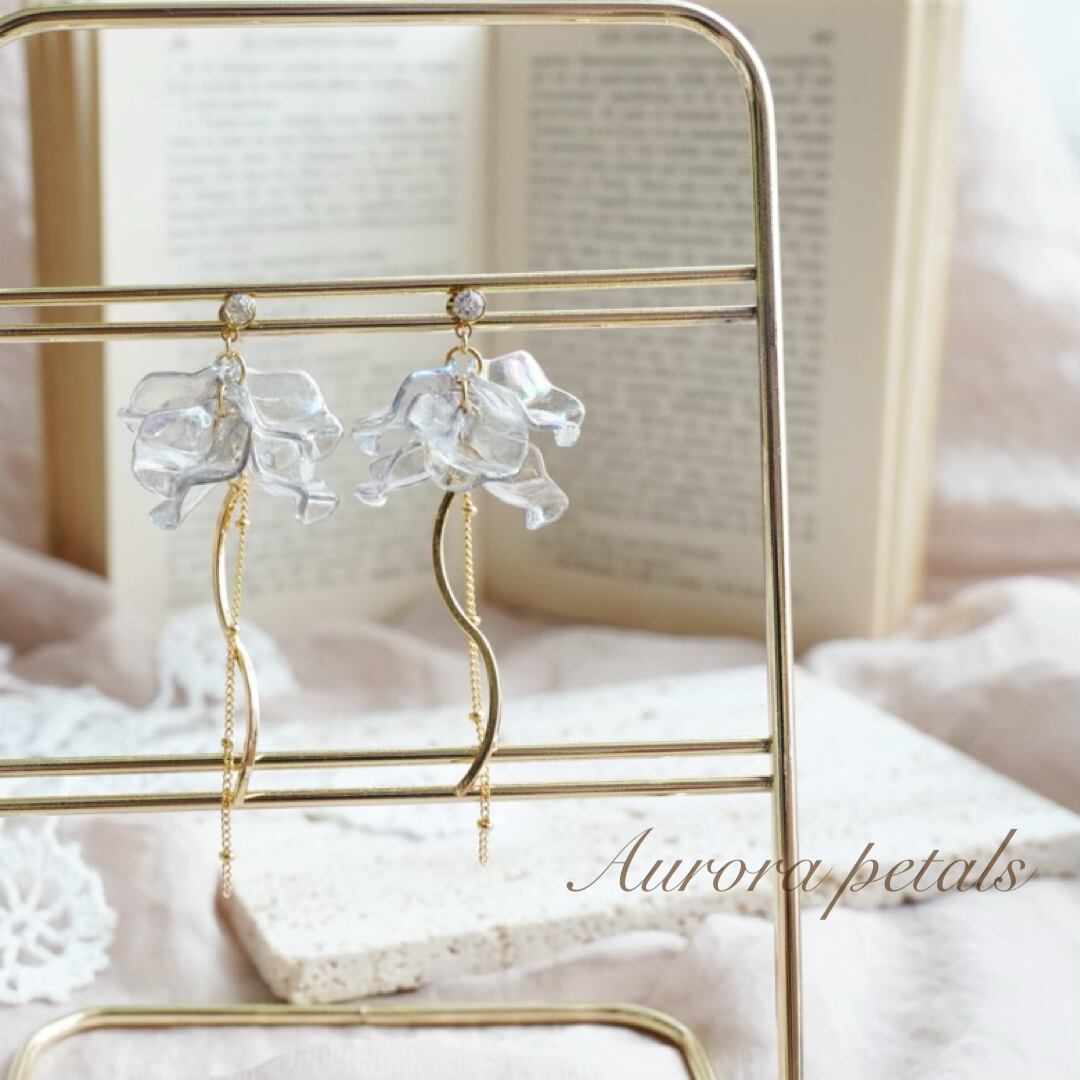 Aurora petals ピアス／イヤリング | CosmicForest コズミック