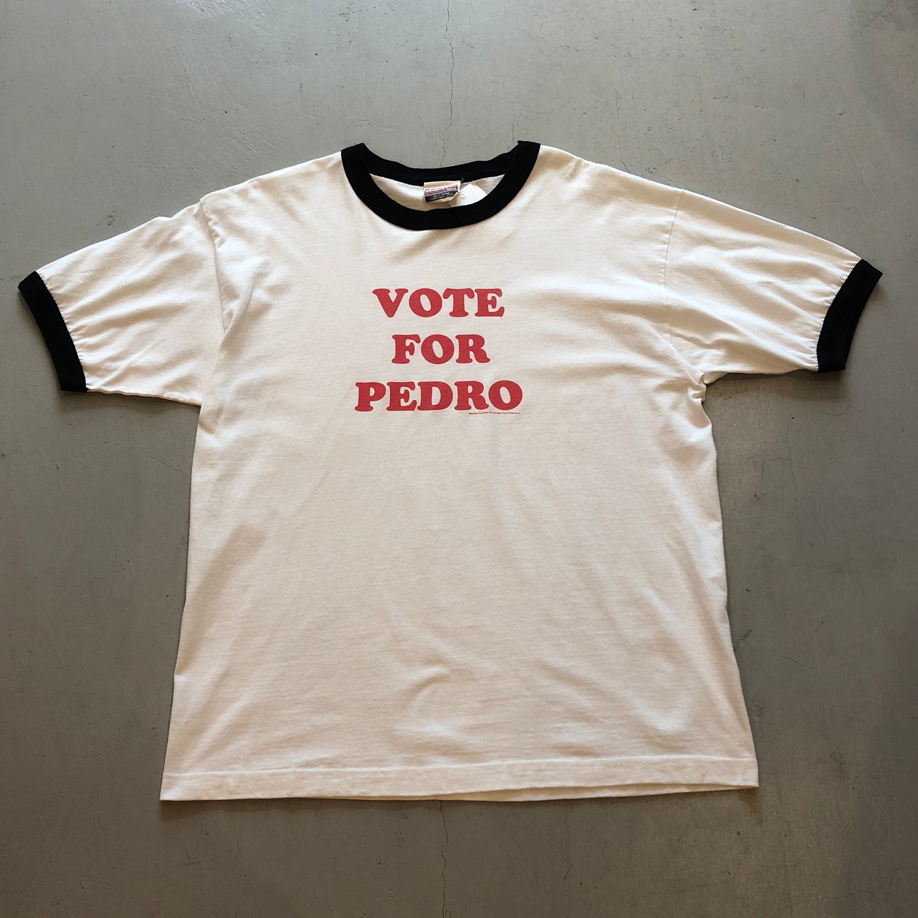 00s Napoleon Dynamite “VOTE FOR PEDRO” ringer t-shirt【高円寺店  