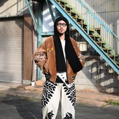 Leh /  Embroidery SKA Reversible Blousonコーディネート