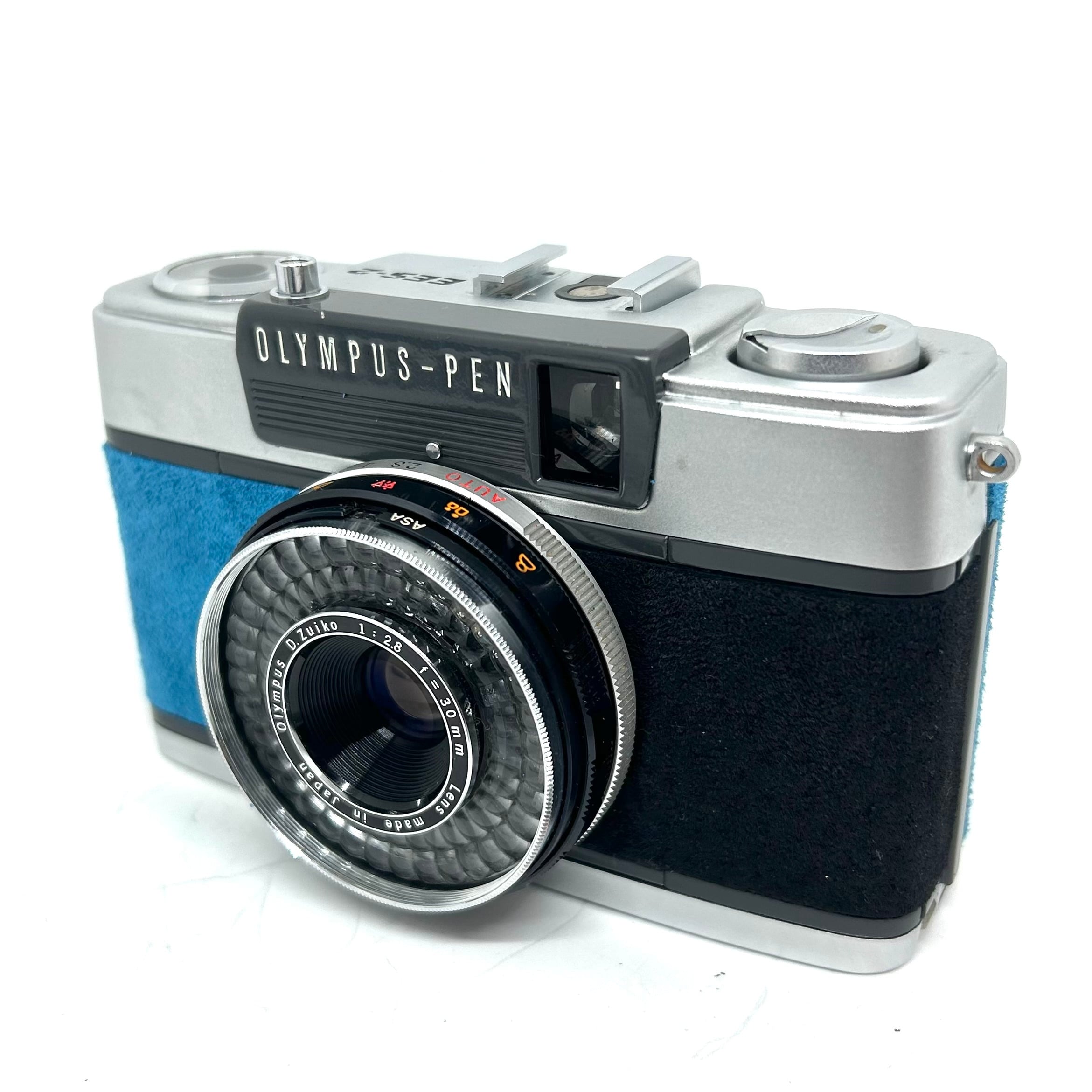 24-160 リメイクカメラ OLYMPUS PEN-EES-2 （スカイブルー・ブラック