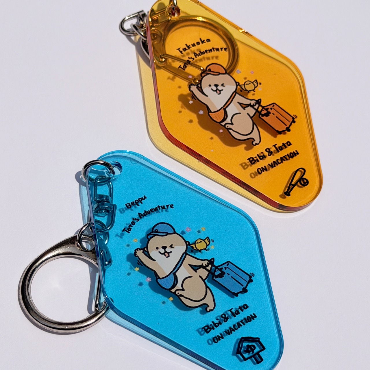 カワウソtataの旅行九州限定アクリルキーホルダー