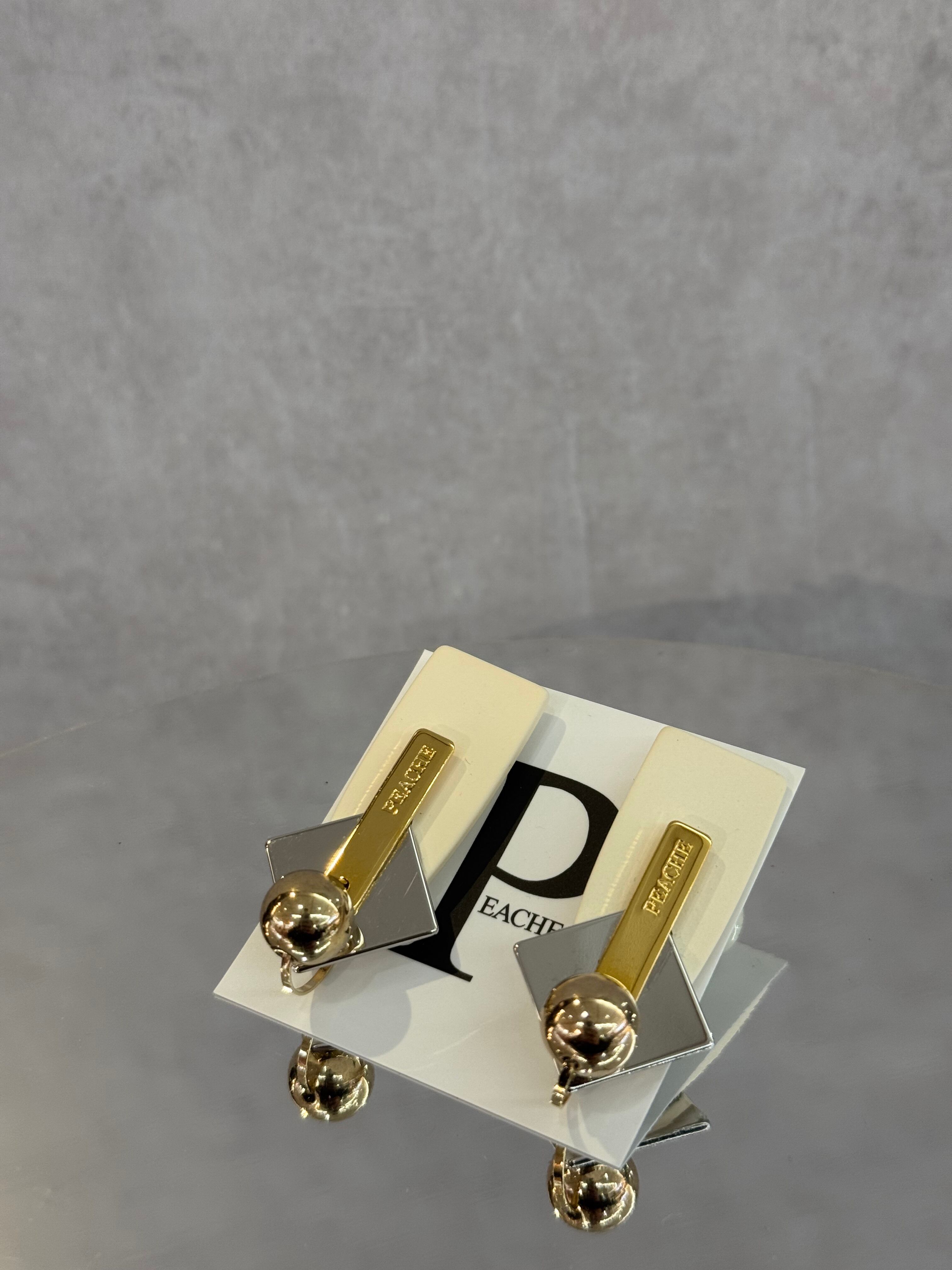 mat plate random silver gold mix