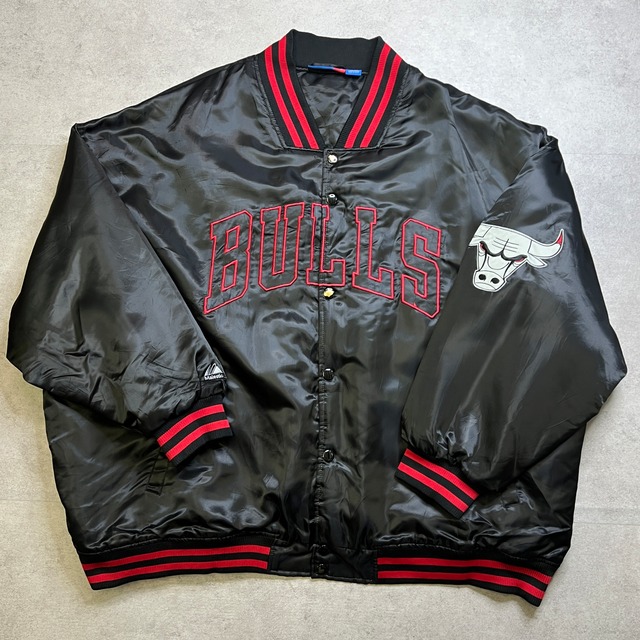 超Big！ 激レア Chicago Bulls シカゴブルズ majestic スタジャン NBA