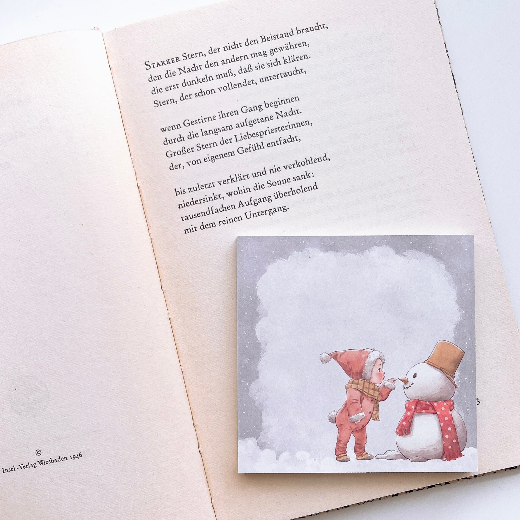 ゆきだるま | メモパッド | M060