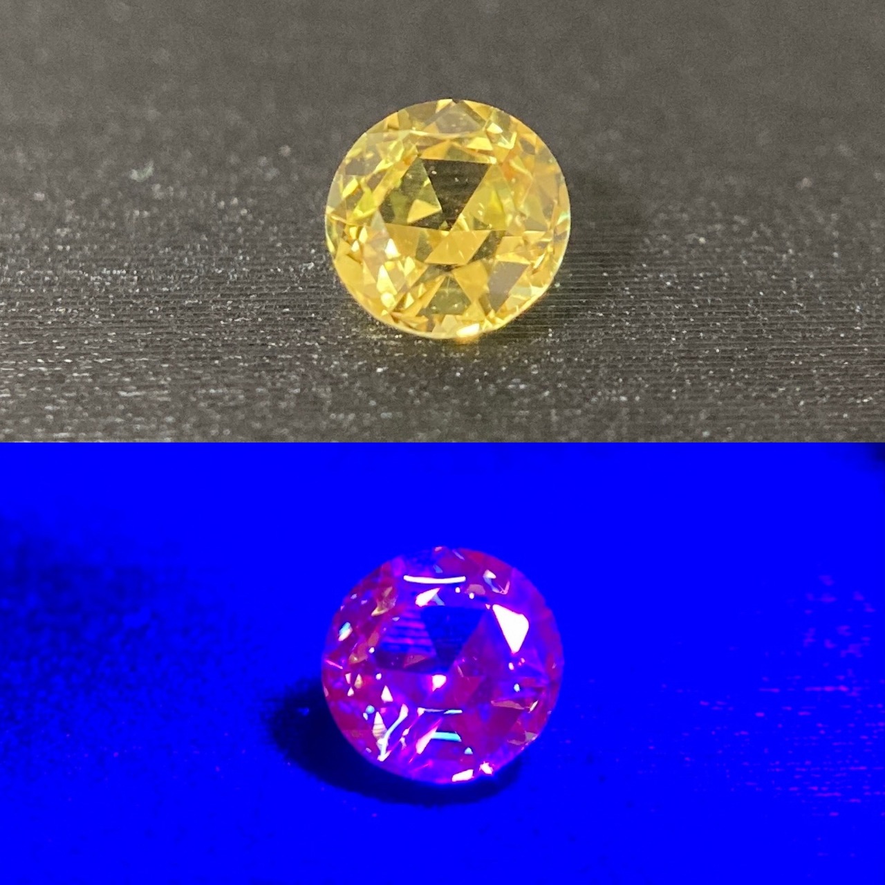 ローズカットサファイア  約3.9mm*2.5mm r-0323
