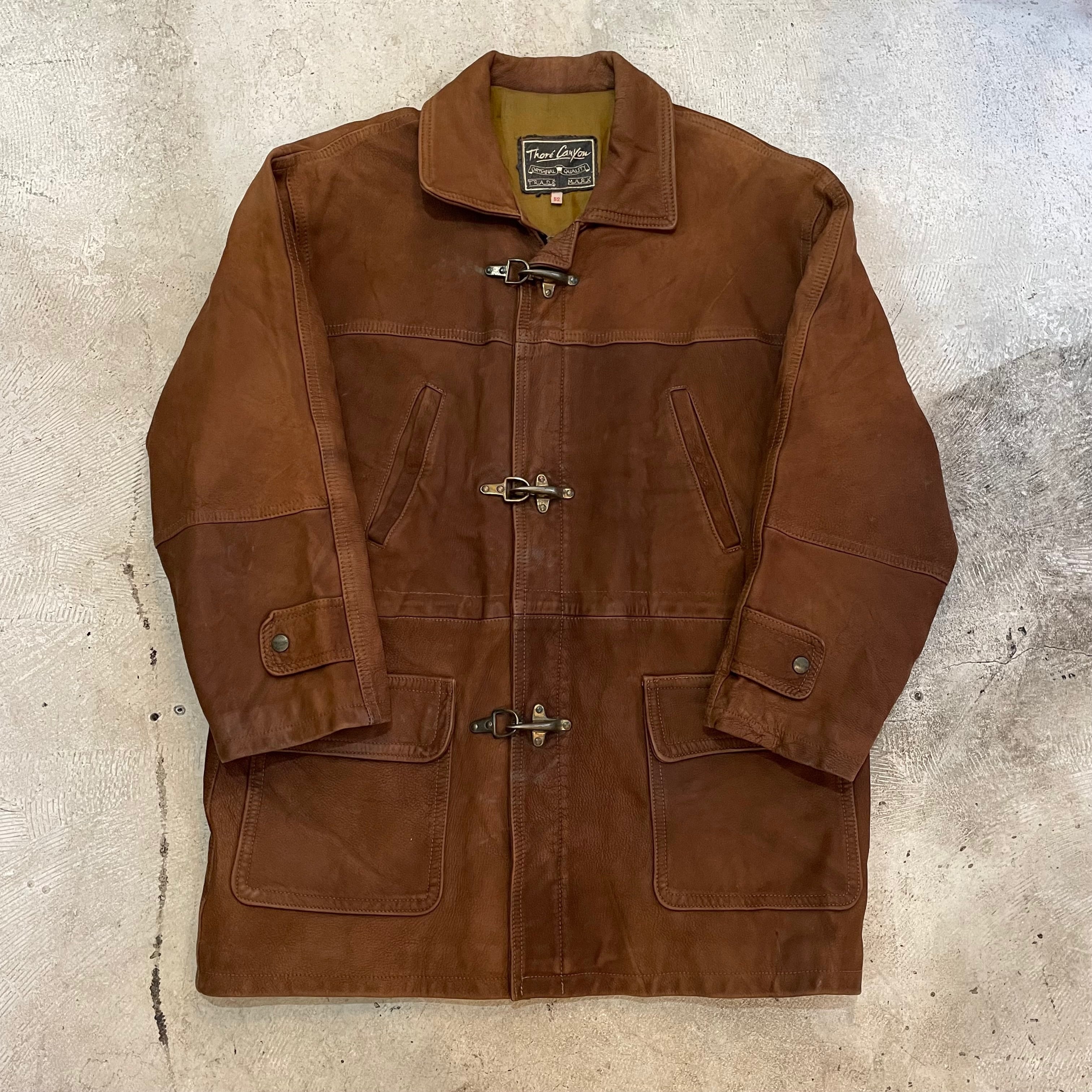 Thore Canyon 70S レザーファイヤーマンジャケット | terrace_vintage.used