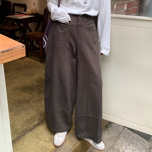 high waist wide straight pants