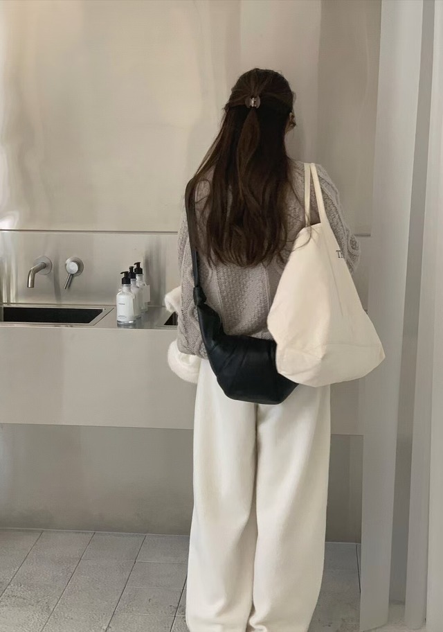 (予約) LITER / House wool cable cardigan 2color