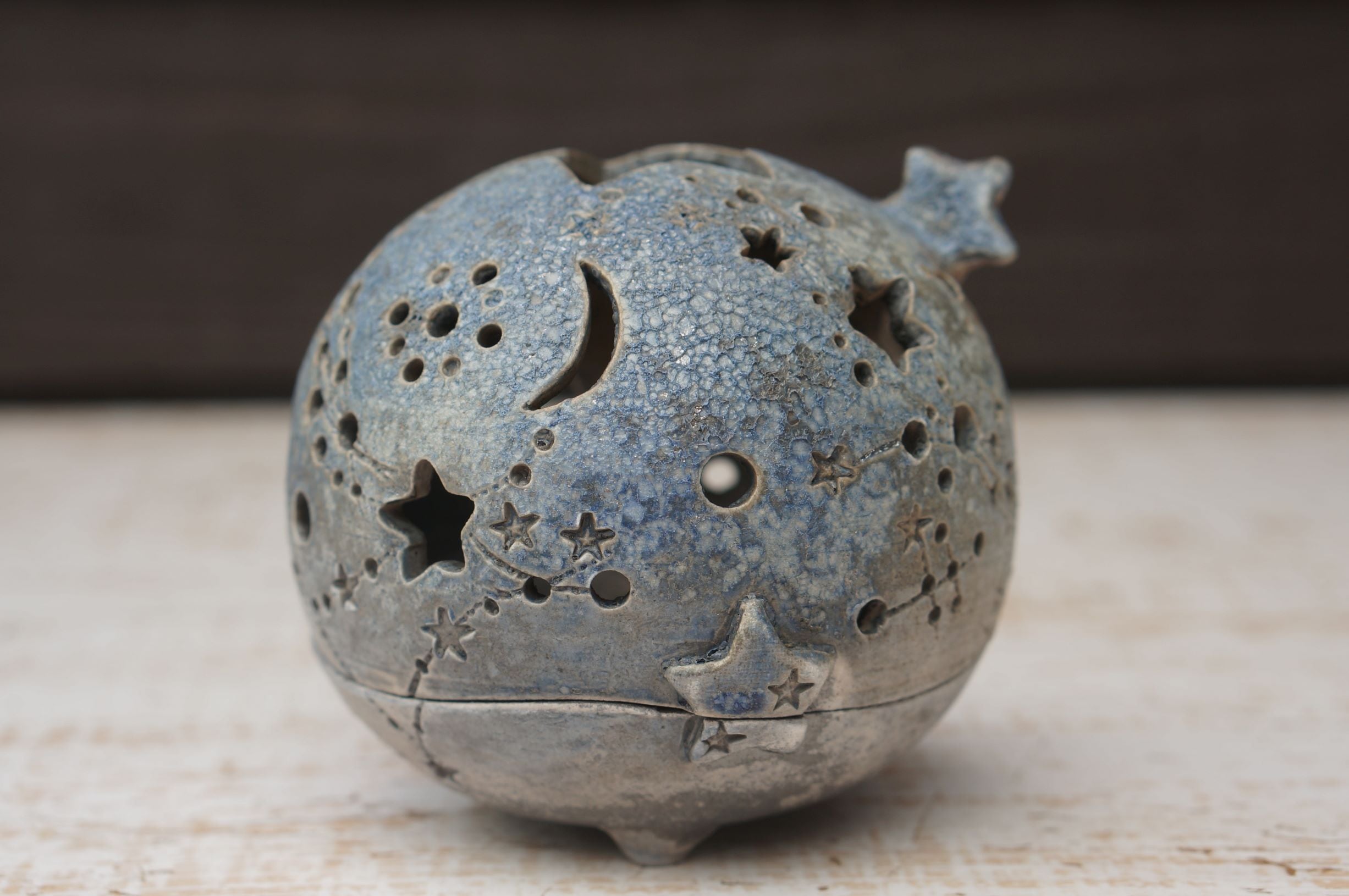 B12993 奈良三彩香炉 銀ほや約34g：真作