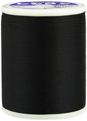 FUJIX フジックス レジロン ニット ・ 伸縮性 布地 専用 ミシン糸 300m 太さ 50番 col.402 黒
