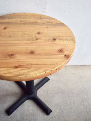 Table top board 〔old lumber：circle〕