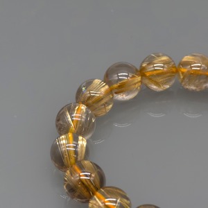 [高品質]タイチンルチルクォーツブレスレッド 13mm 手首18cm