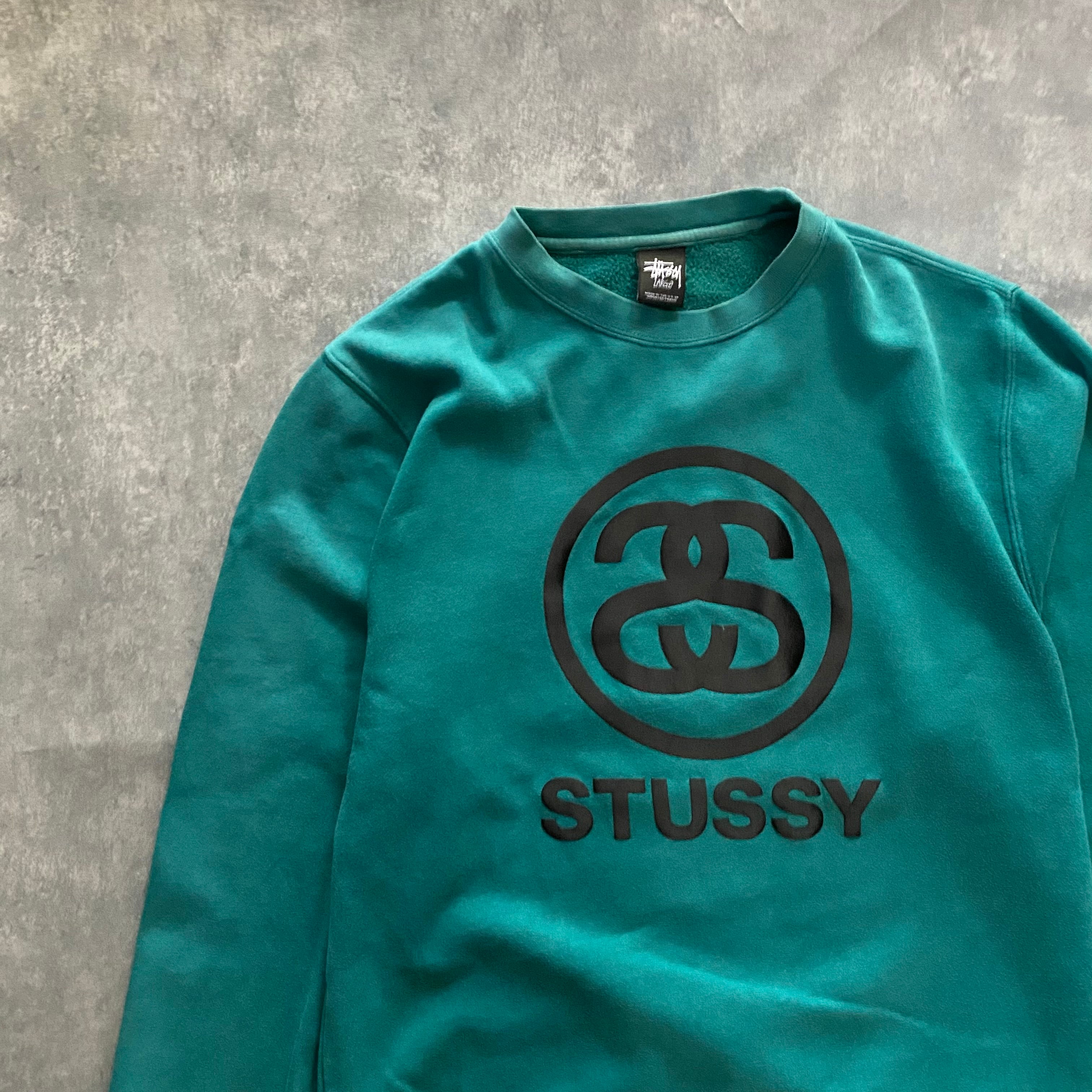 【極美品/なえなの】Stussy ステューシー カレッジロゴ プリントスウェット