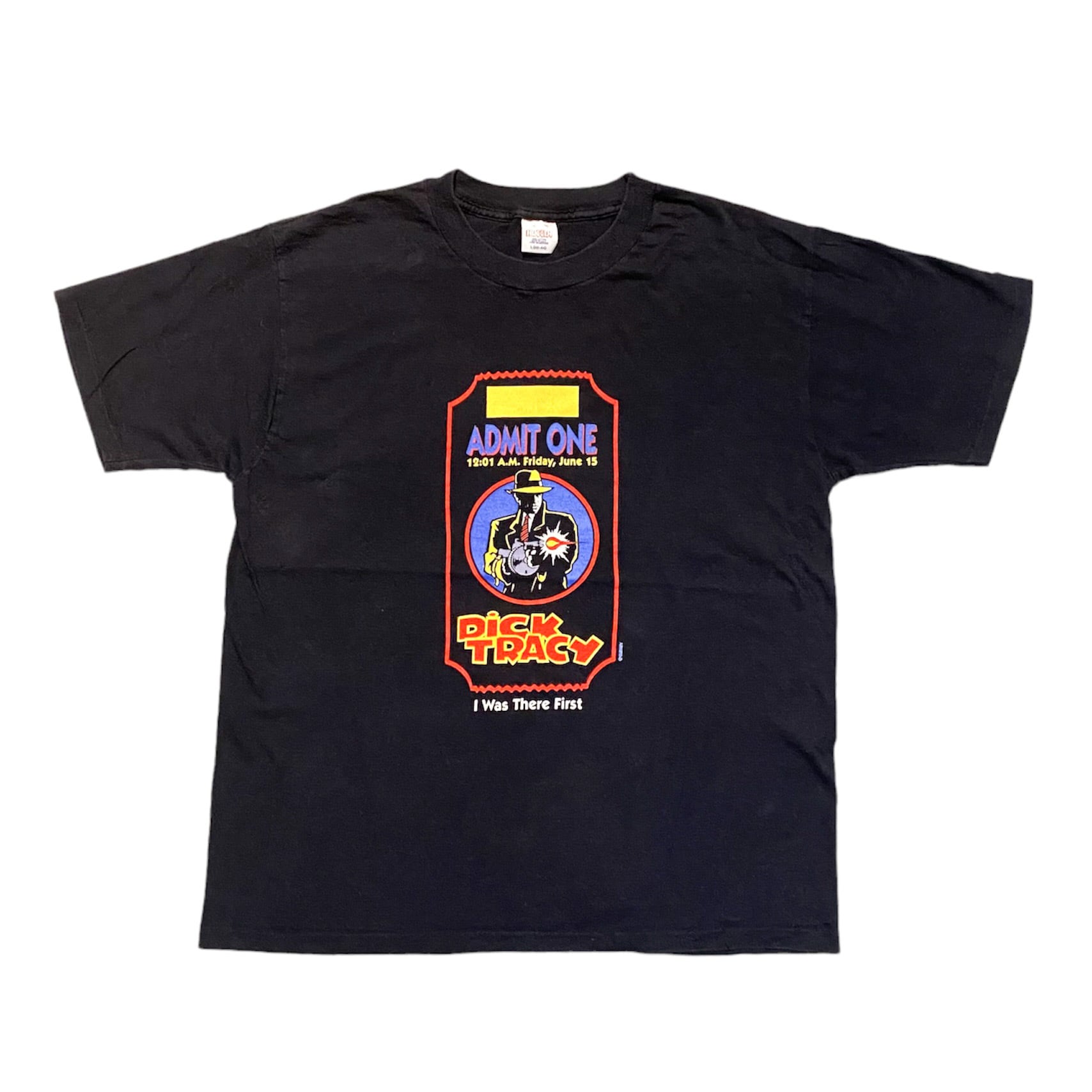 90's disney プリントTシャツ　ディックトレイシー