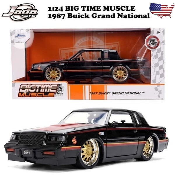 海外直輸入】JADATOYS 1:24 BTM 1987 Buick Grand National ミニカー