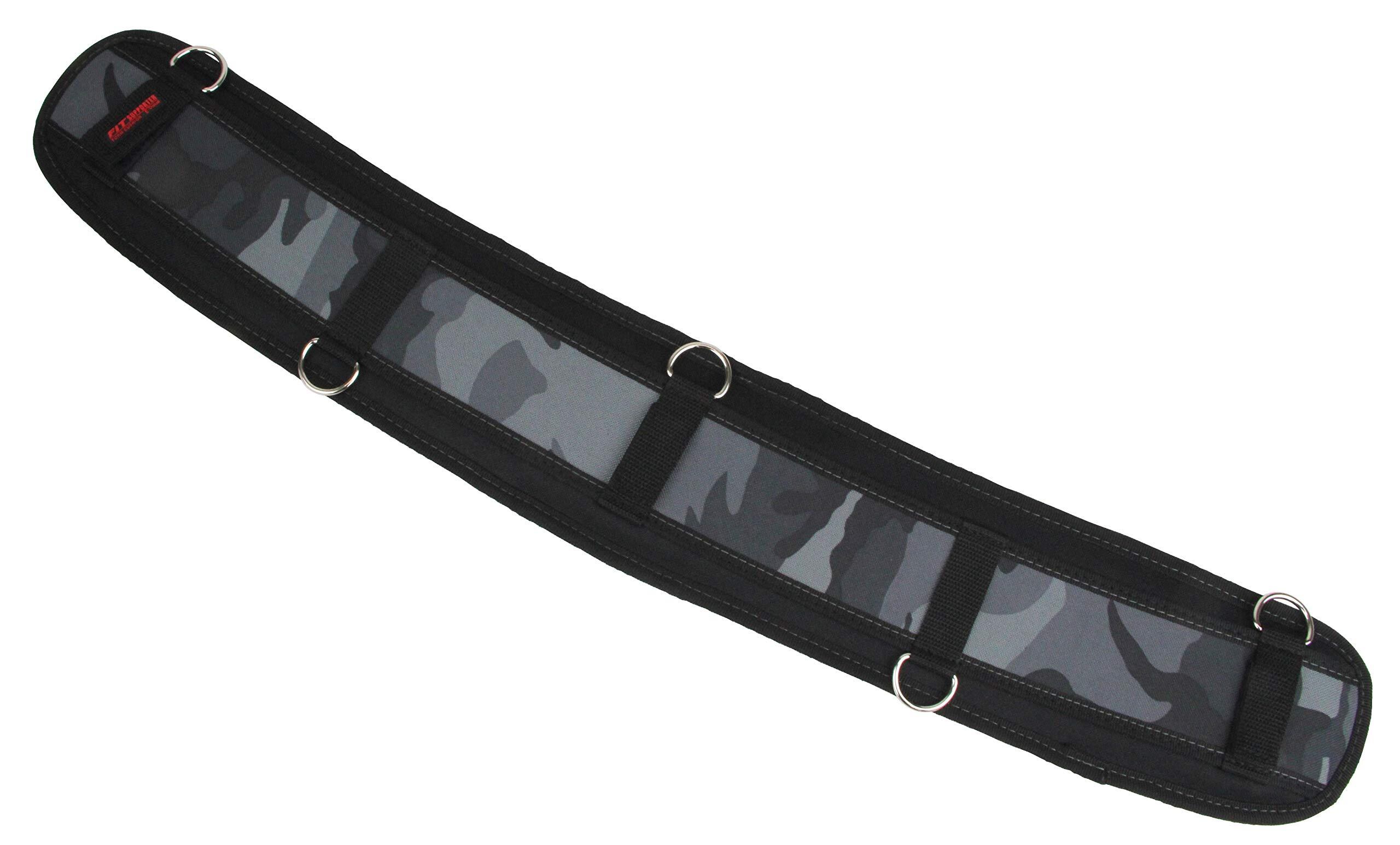 【新着特価】イーバリュー(E-Value) フィットサポートベルト 低反発ウレタン EFS-CGRY 長さ800mm 迷彩グレー D環付き