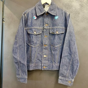 古着 刺繍 ヴィンテージ デニムジャケット