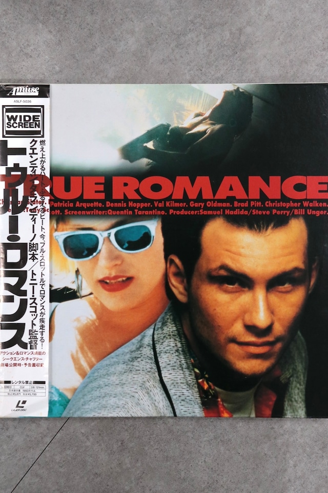 True Romance 1993 Japanese LD with OBI