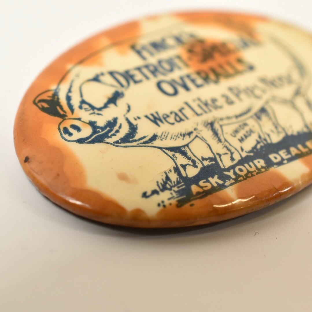 1900s~ FINCK'S POCKET MIRROR Advertising#1220890 | Button Works