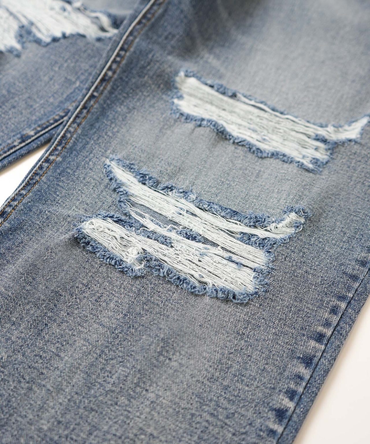 【#Re:room】VINTAGE CRASH WIDE DENIM［REP205］