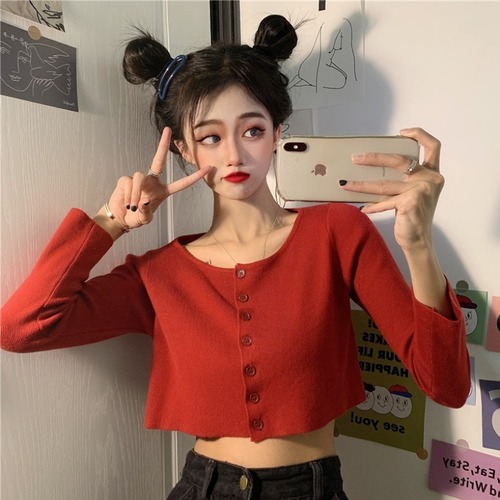 ✞ ♥カワイイ♥スリムラウンドネックソリッド カラーセーター シャツブラウス ロング ソリッドカラー ✞ゴスロリ SM ミリ 甘ロリ クラロリ 和ロリ エレガント 黒ロリ 姫ロリ 華ロリ BB-BB6595120