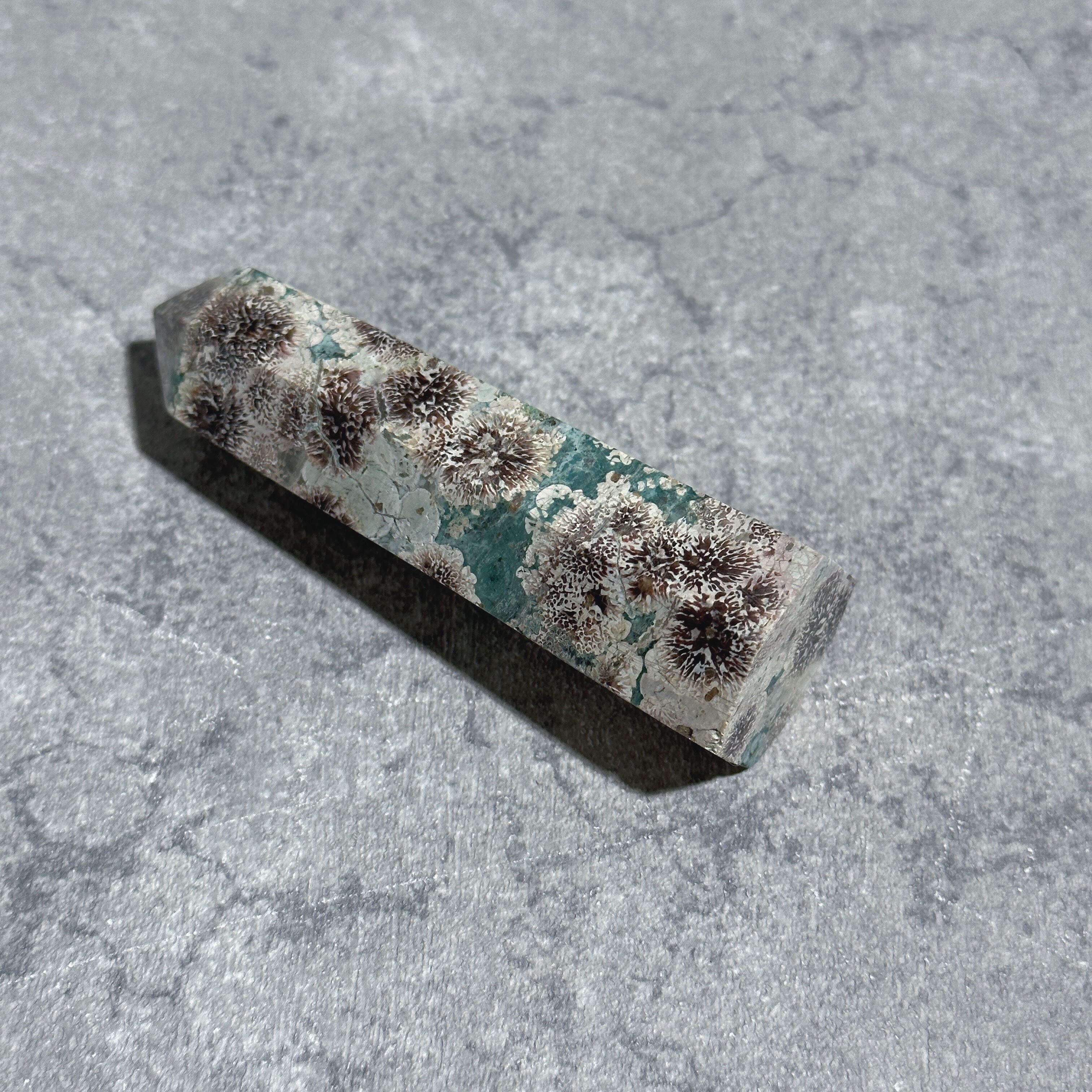 グリーンフラワージャスパー タワー13◇ Green Flower Jasper ◇天然石