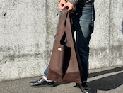 【限定カラー】レジ袋のような革袋・L