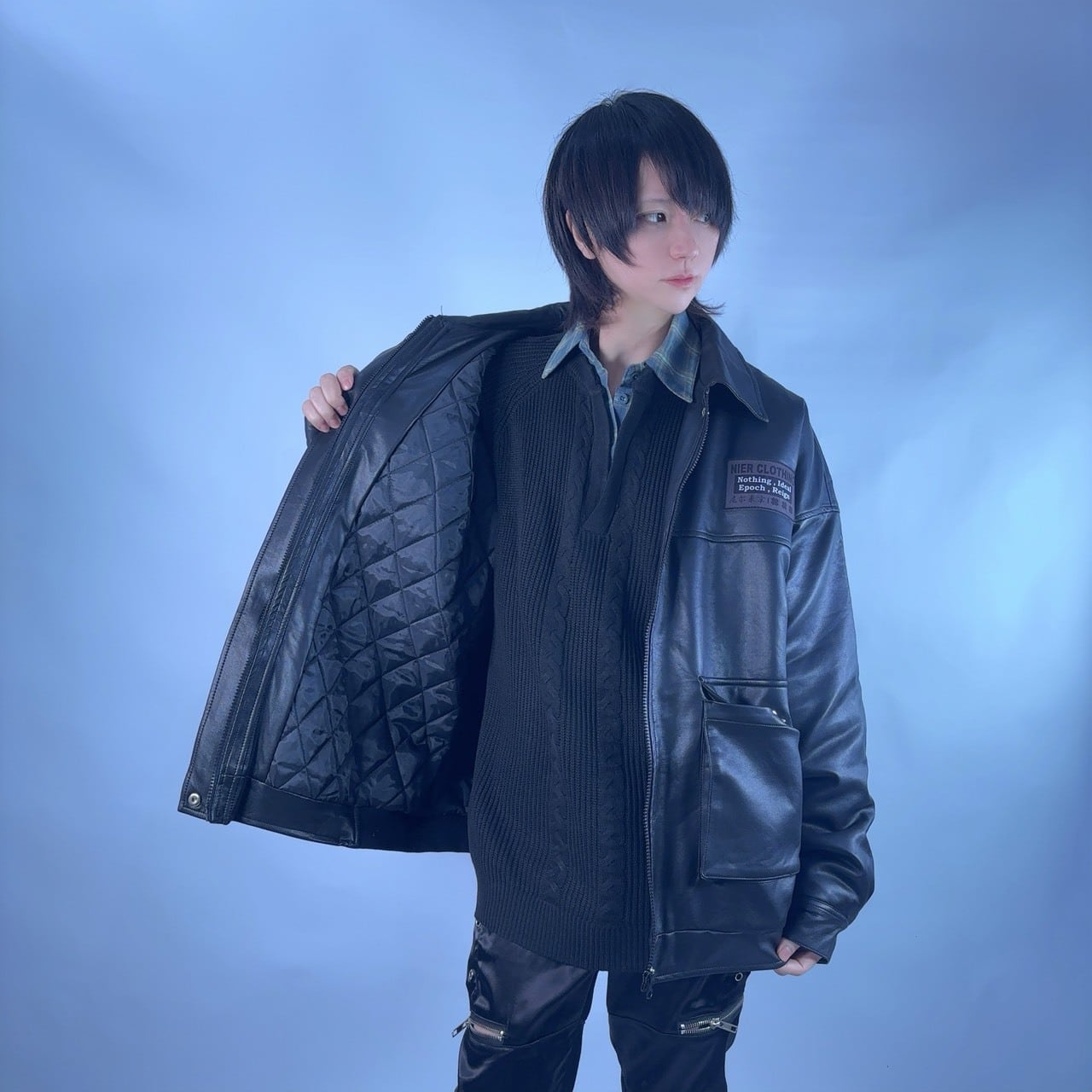 内側防寒キルティング PU LEATHER OUTER | NIER CLOTHING
