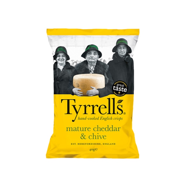 Tyrrells ティレル/ chedder & chive