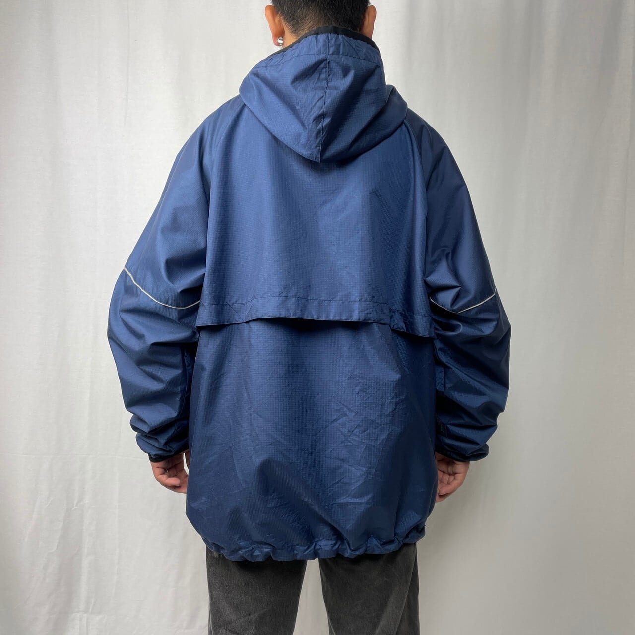 ✨即完売品☆2XL✨NIKE✨ハーフジップパーカー カーキ 黒 切替 アノラック