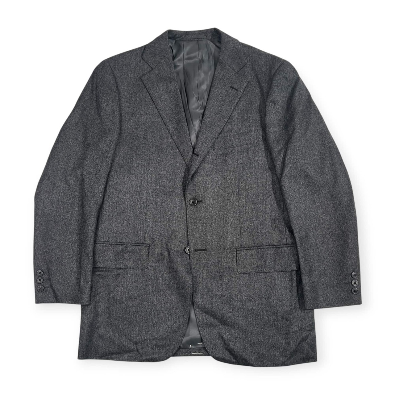 J.PRESS ジェイプレス ANNIVERSARY MODEL ヘリンボーン 段返3B テーラードジャケット 94-80-175 YA6/グレー メンズ