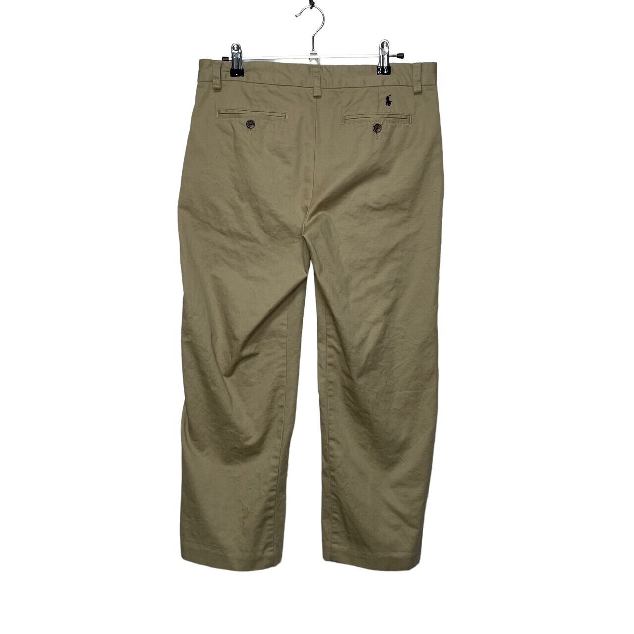 W34×L30】POLO by RALPH LAUREN コットンパンツ 刺繍 | 古着屋OLDGREEN