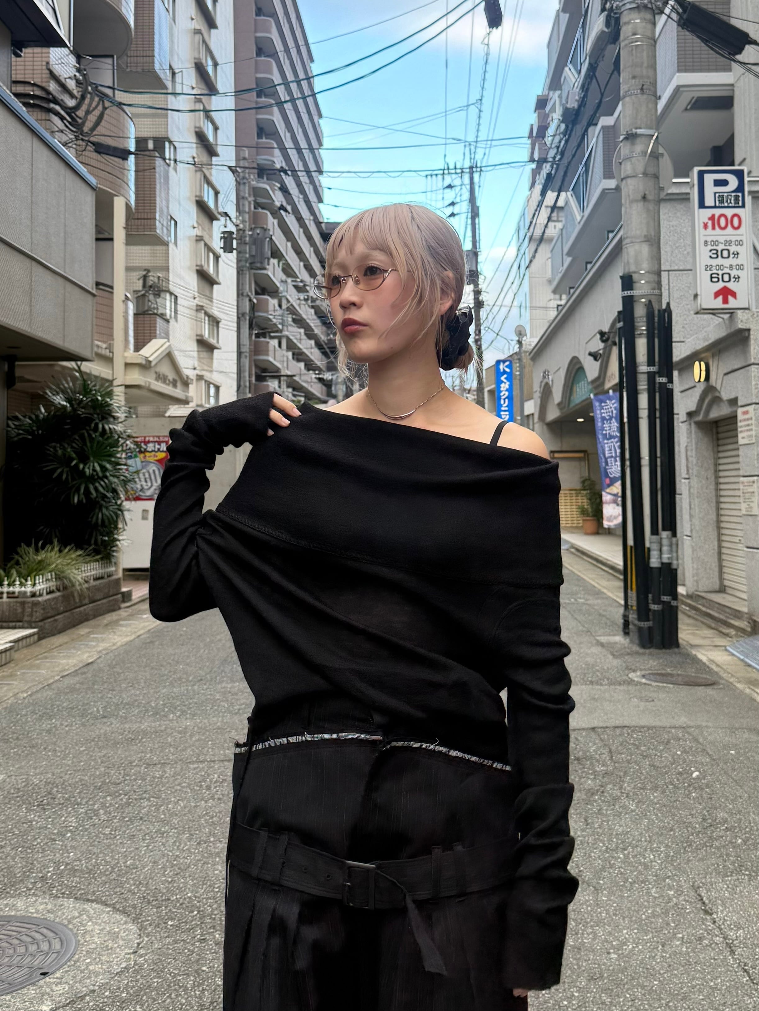 26AW】FETICO フェティコ / ボディスーツ / SHEER PANELED VELOUR
