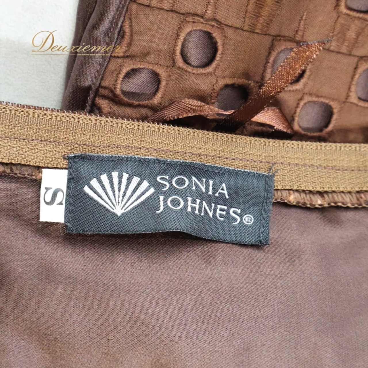 フラメンコ 衣装 SONIA JOHNES ソニアジョーンズ ベルト サッシュベルト コルセット ブラウン系 茶色 レース リボン ダンス パーティ 発表会 小物 装飾 飾り ダンス衣装 発表会衣装 レディース