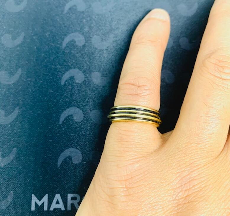 イタリア製k18 エナメル チーター柄リング | www.victoriartilloedm.com