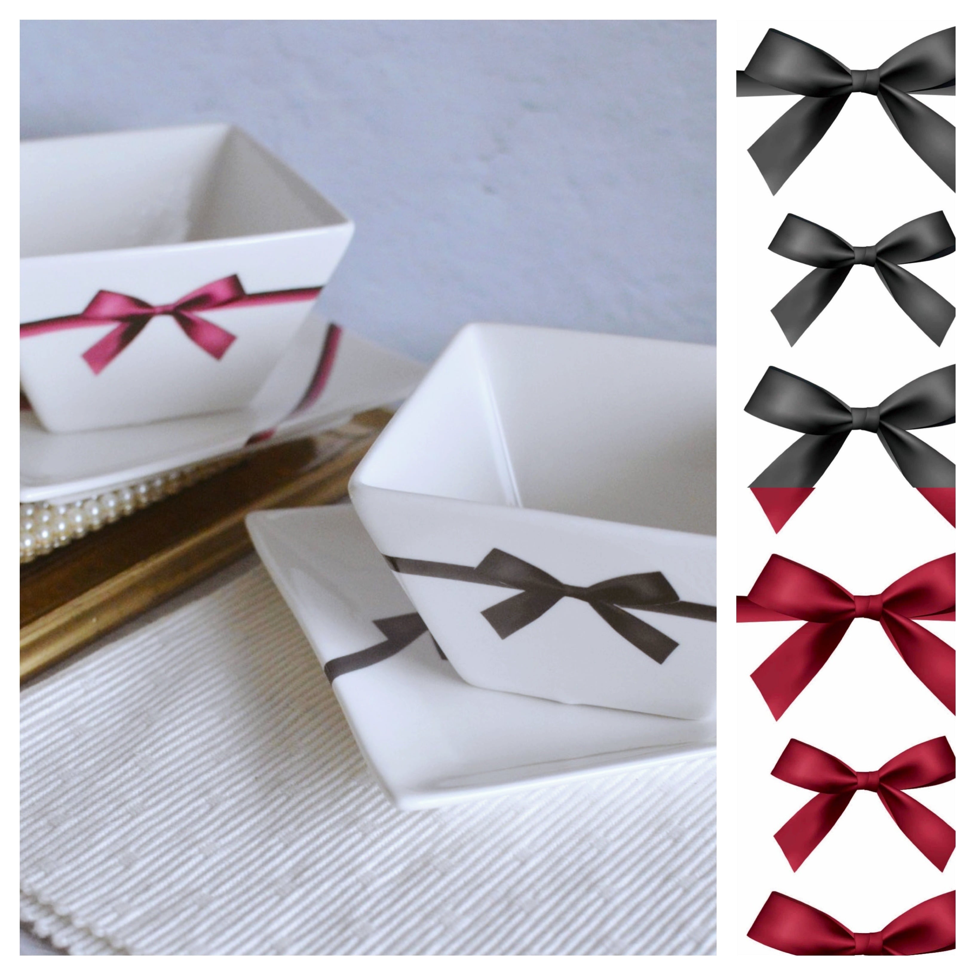 グラデーションリボン【RAM】 | ポーセラーツ オーブンポーセ 転写紙