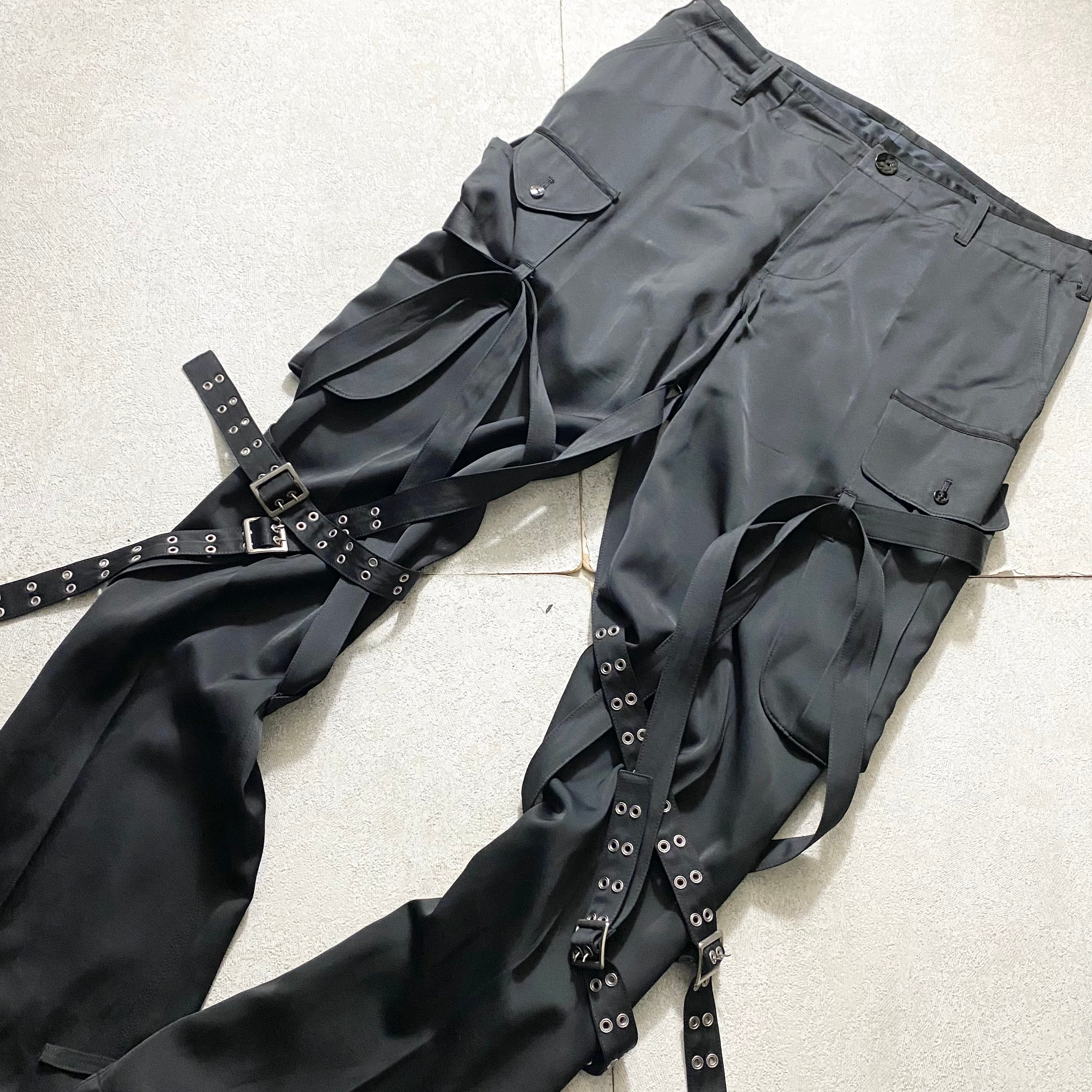 JEAN PAUL GAULTIER HOMME bondage pants | NOIR ONLINE