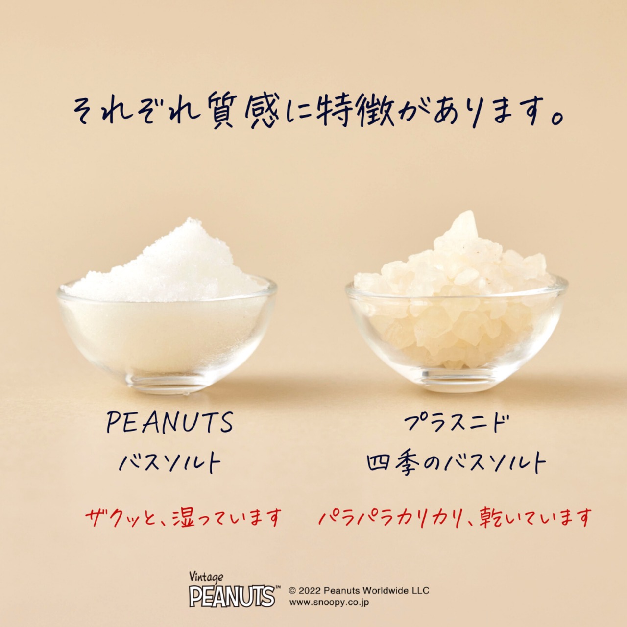 【夏デザイン】PEANUTSバスソルト　300g
