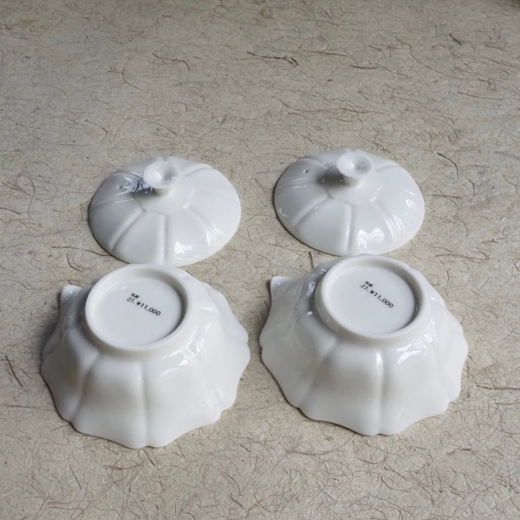 色原 昌希/白磁 八輪宝瓶