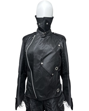 SS2008 ISSEY MIYAKE A-POC X DYSON BIKER JACKET