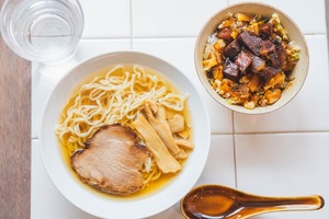 【勝手に応援プラン】ラーメン＆チャーシュー丼＋おつまみメンマセット（年末大感謝祭）