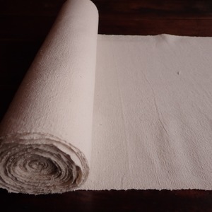 Lantan Tribe cotton Fabric  White color