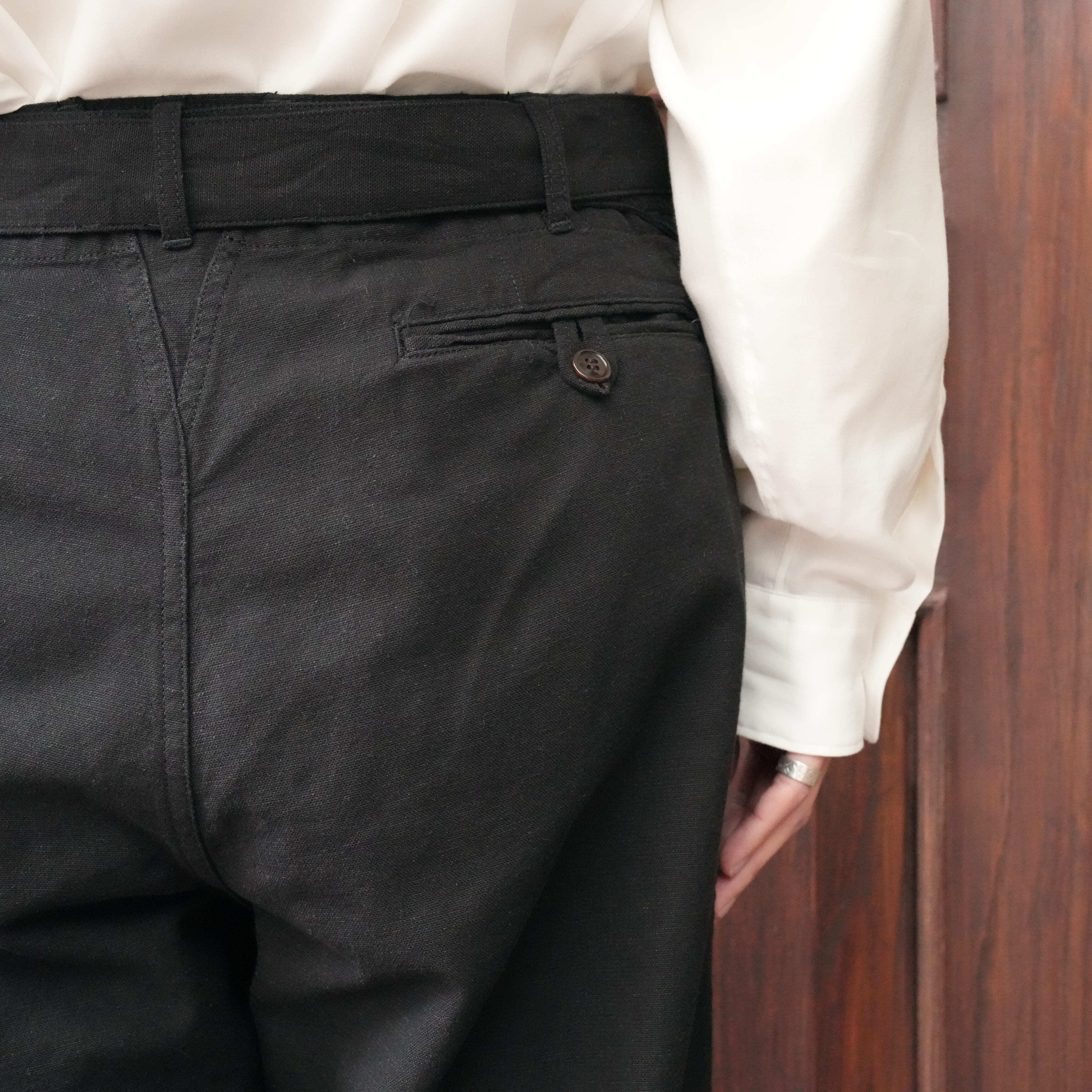 パンツ AUBERGE 25SS HURT Charcoal Black Size40 AUBERGE(オーベルジュ)25SS 