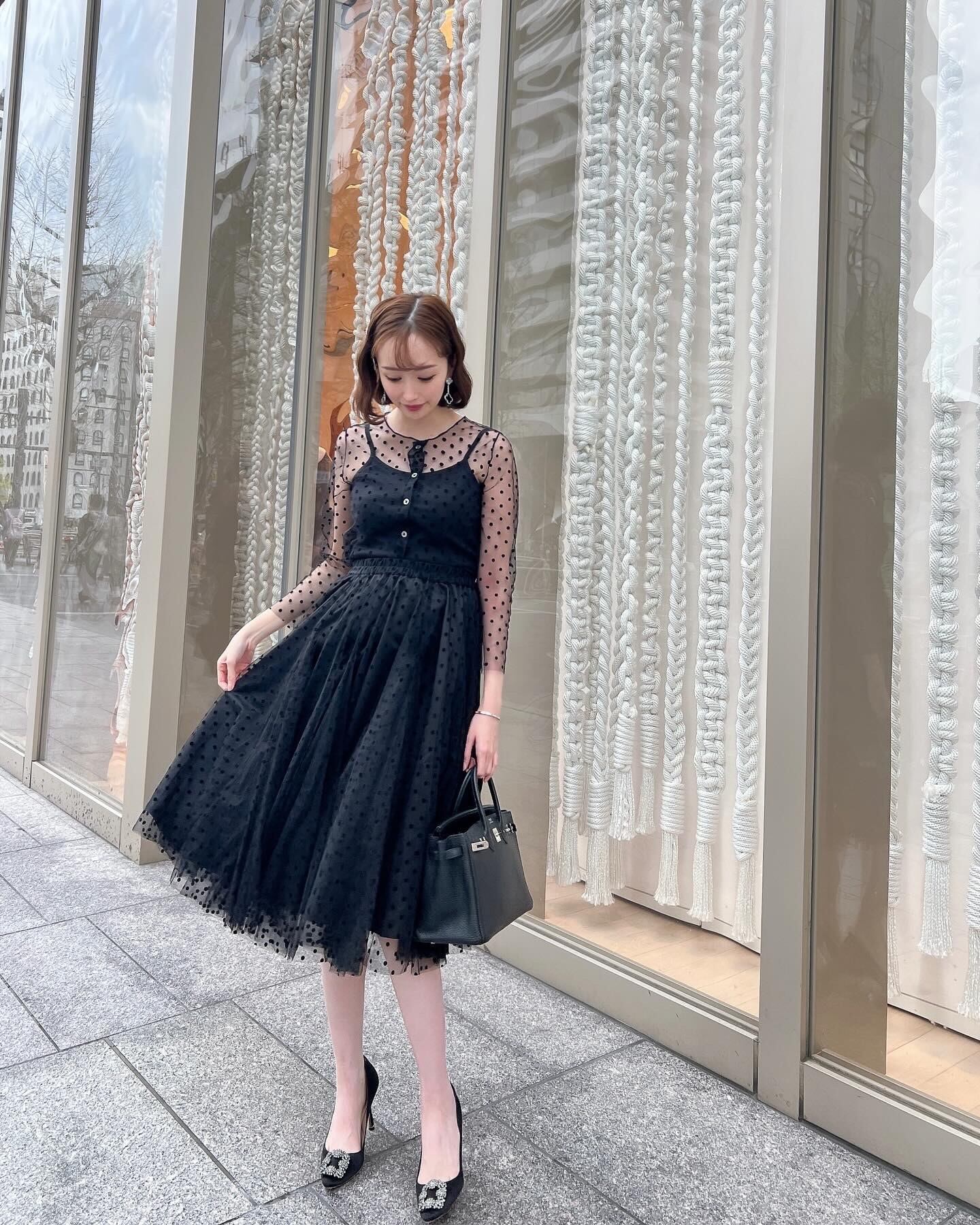 ドットシースルーカーディガン | RINOA